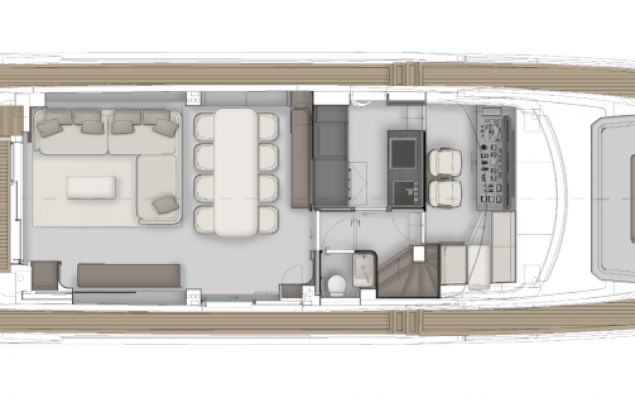 Ferretti Yachts 800 фото 3.2
