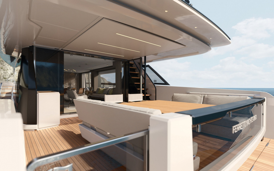 Ferretti Yachts 860 фото 1.10